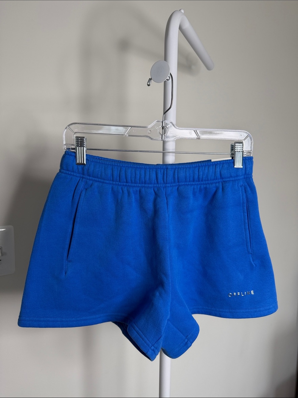 Women's Bright Blue Athletic Fleece Shorts